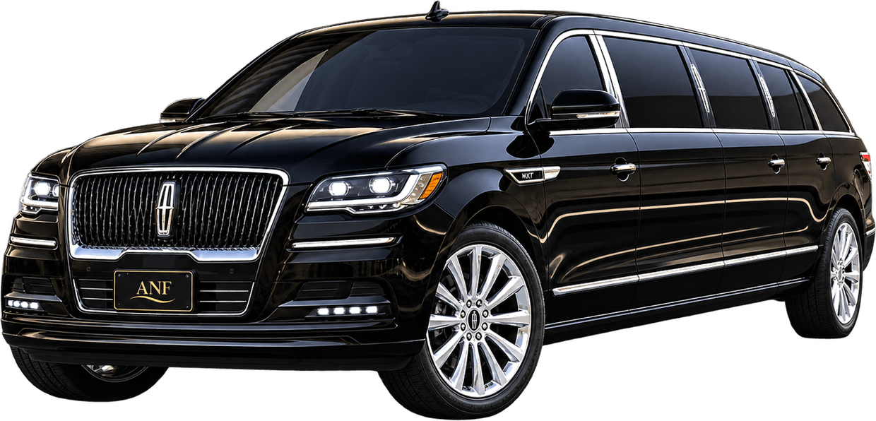 Lincoln Navigator MXT stretch limousine, side profile